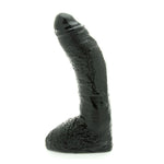 Basix 10 Inch Fat Boy Black Dildo - Scantilyclad.co.uk 