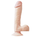 Basix 7.5 Inch Dong Suction Cup Flesh - Scantilyclad.co.uk 