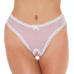 White Open Crotch G-String - Scantilyclad.co.uk 