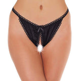 Black Crotchless Tanga - Scantilyclad.co.uk 