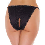 Black Crotchless Tanga - Scantilyclad.co.uk 