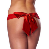 Flirty Red Briefs With Bow - Scantilyclad.co.uk 