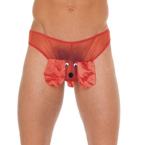 Mens Red Animal Pouch - Scantilyclad.co.uk 