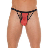 Mens Black G-String With Red Pouch - Scantilyclad.co.uk 