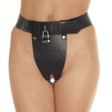 Leather Chastity Brief Size: S-M - Scantilyclad.co.uk 
