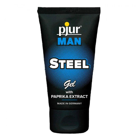 Pjur Man Steel Gel Paprika Lubricant 50ml - Scantilyclad.co.uk 