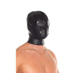 Leather Full Face Mask With Detachable Blinkers - Scantilyclad.co.uk 