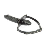 Leather Penis Gag And Dildo - Scantilyclad.co.uk 