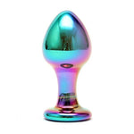 Sensual Multi Coloured Glass Melany Anal Dildo - Scantilyclad.co.uk 