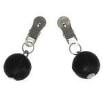 Nipple Clamps With Round Black Weights - Scantilyclad.co.uk 