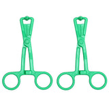Green Scissor Nipple Clamps With Metal Chain - Scantilyclad.co.uk 