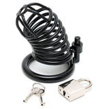 Metal Male Chastity Device With Padlock - Scantilyclad.co.uk 