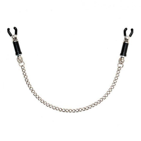 Silver Nipple Clamps With Chain - Scantilyclad.co.uk 