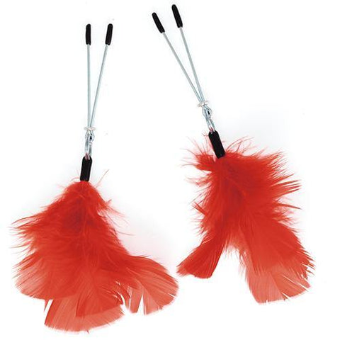 Red Feather Nipple Clamps - Scantilyclad.co.uk 