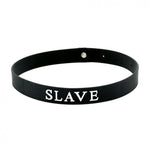 Black Silicone Slave Collar - Scantilyclad.co.uk 