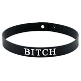 Black Silicone Bitch Collar - Scantilyclad.co.uk 