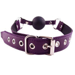 Rouge Garments Ball Gag Purple - Scantilyclad.co.uk 