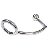 Rouge Stainless Steel Cock Ring With Anal Probe - Scantilyclad.co.uk 