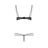 Passion Midori Red And Black Bra Set Size: XXL-XXXL