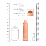 Realrock 6 Inch Penis Sleeve Flesh Pink