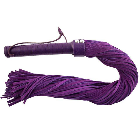 Rouge Garments Purple Suede Flogger - Scantilyclad.co.uk 