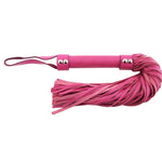 Rouge Garments Pink Leather Flogger - Scantilyclad.co.uk 