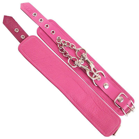 Rouge Garments Wrist Cuffs Pink - Scantilyclad.co.uk 