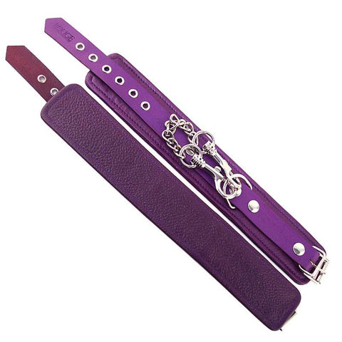 Rouge Garments Wrist Cuffs Purple - Scantilyclad.co.uk 