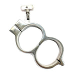 Rouge Stainless Steel Lockable Wrist Cuffs - Scantilyclad.co.uk 