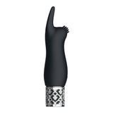 Royal Gems Elegance Rechargeable Silicone Bullet Black