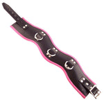 Rouge Garments Black And Pink Padded Posture Collar - Scantilyclad.co.uk 