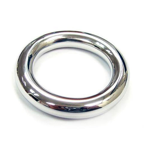Rouge Stainless Steel Round Cock Ring 40mm - Scantilyclad.co.uk 