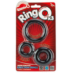 Screaming O Ring O x 3 Black Cockrings - Scantilyclad.co.uk 