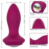 Power Gem Butt Plug Vibrating Crystal Probe PETITE - Scantilyclad.co.uk 