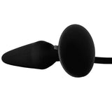 Black Booty Call Pumper Silicone Inflatable Small Anal Plug - Scantilyclad.co.uk 