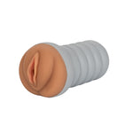 Gripper Ribbed Tight Pussy Brown Masturbator - Scantilyclad.co.uk 