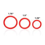 Tri-Rings Set Of Three Cockrings - Scantilyclad.co.uk 