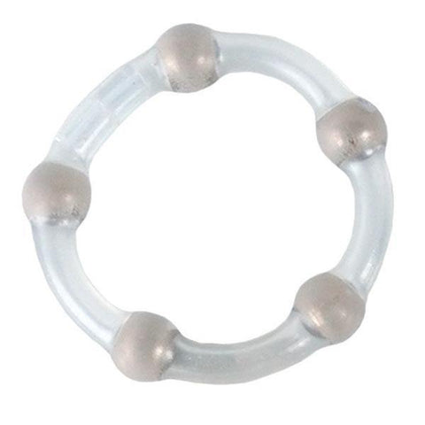 Metallic Bead Ring - Scantilyclad.co.uk 