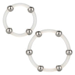 Steel Beaded Silicone Ring Set - Scantilyclad.co.uk 