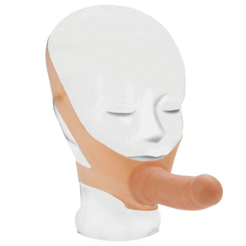 The Accommodator Face Strap On Dildo Flesh - Scantilyclad.co.uk 