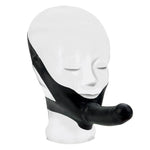 The Accommodator Face Strap On Dildo Black - Scantilyclad.co.uk 