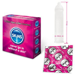 Skins Condoms Dots And Ribs 4 Pack - Scantilyclad.co.uk 