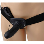 Deluxe Vibro Erection Assist Hollow Silicone Strap On - Scantilyclad.co.uk 