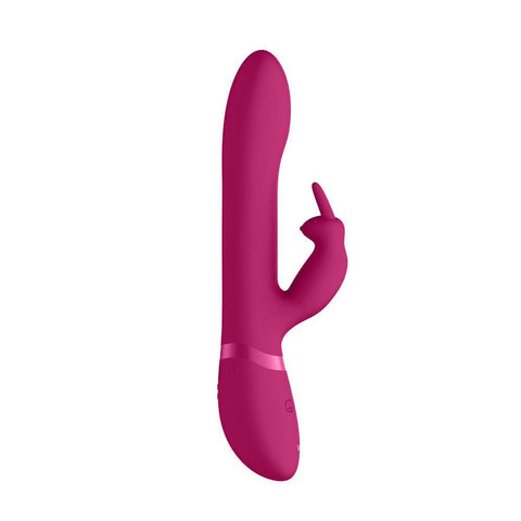 Vive Amoris Pink Rabbit Vibrator With Stimulating Beads - Scantilyclad.co.uk 