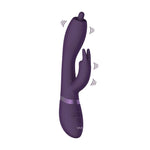 Vive Nilo Purple Pinpoint Rotating G Spot Rabbit - Scantilyclad.co.uk 