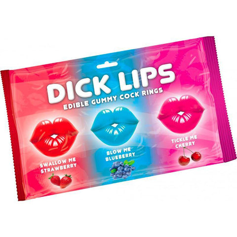 Dick Lips Edible Gummy Cock Rings - Scantilyclad.co.uk 