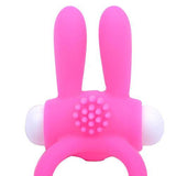 Cockring With Rabbit Ears Pink - Scantilyclad.co.uk 