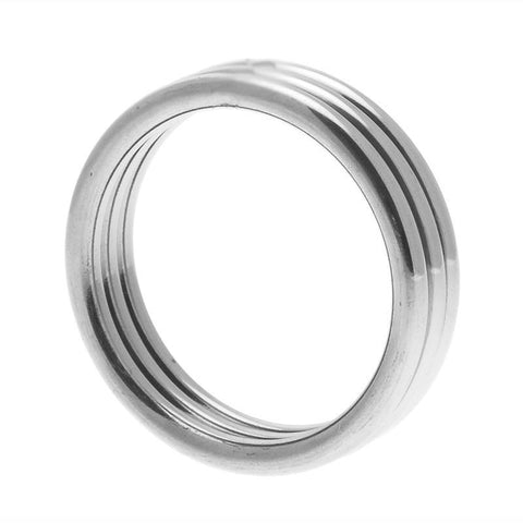 Echo Stainless Steel Triple Cock Ring ML - Scantilyclad.co.uk 