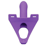 Zoro Silicone Strap on System With Waistbands Purple 5.5 Inch - Scantilyclad.co.uk 