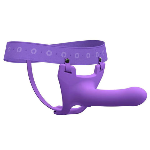 Zoro Silicone Strap on System With Waistbands Purple 5.5 Inch - Scantilyclad.co.uk 